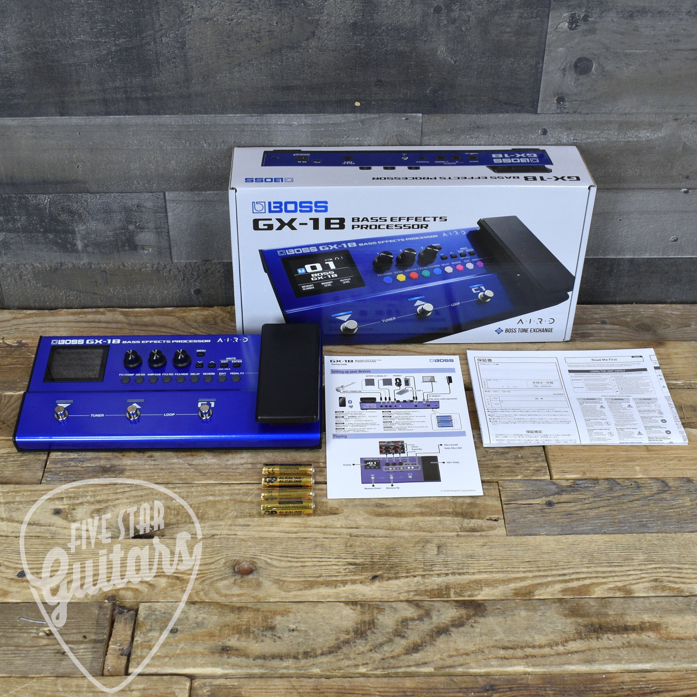 BOSS GX-1B Bass Multi-Effect – Five Star Guitars