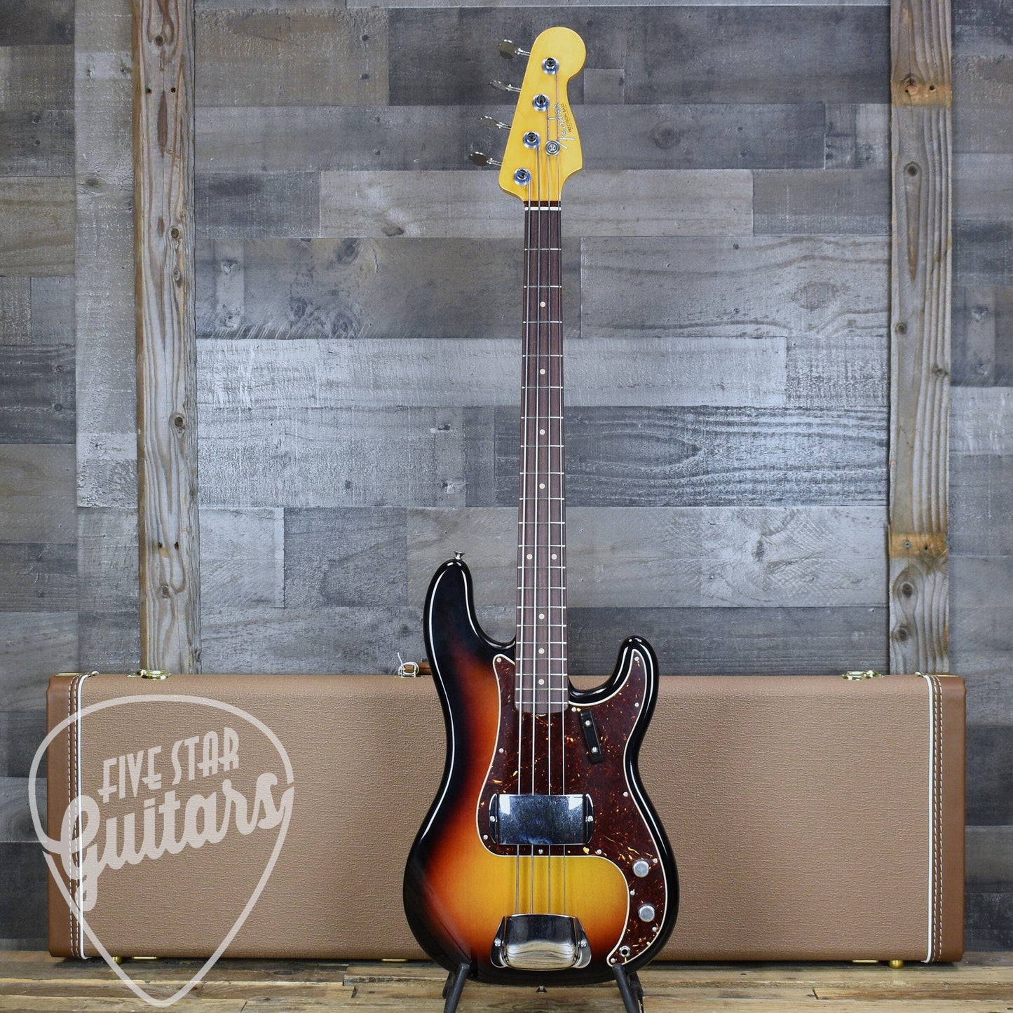 Fender James Jamerson 1962 Precision Bass - 3-Tone Sunburst with Hardshell Case