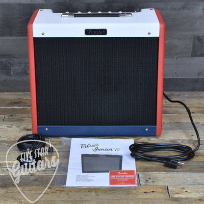 Fender FSR Blues Junior  IV - Color Trio -  Red, White and Blue vinyl