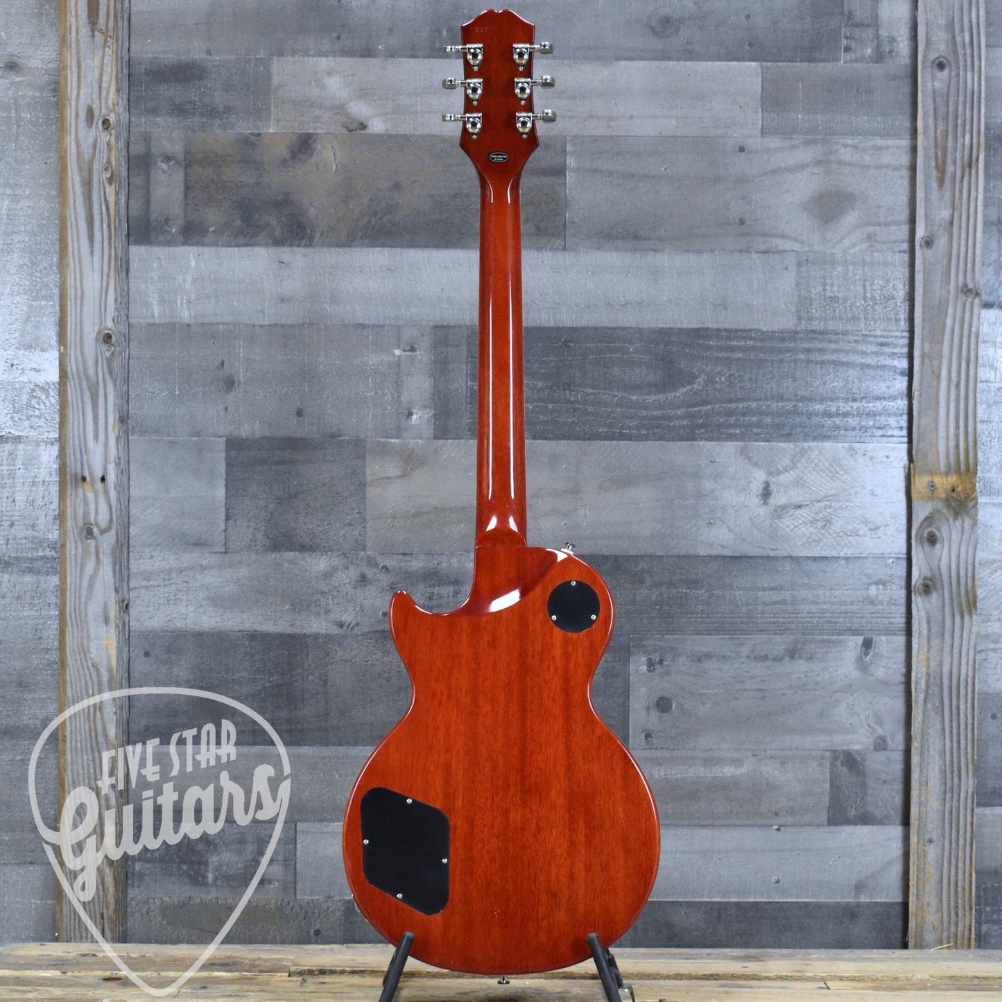Epiphone Futura Les Paul Custom Figured - Rally Red with Gigbag