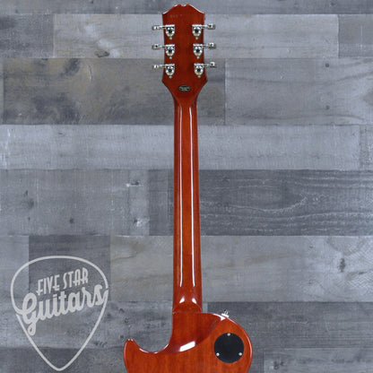 Epiphone Futura Les Paul Custom Figured - Rally Red with Gigbag