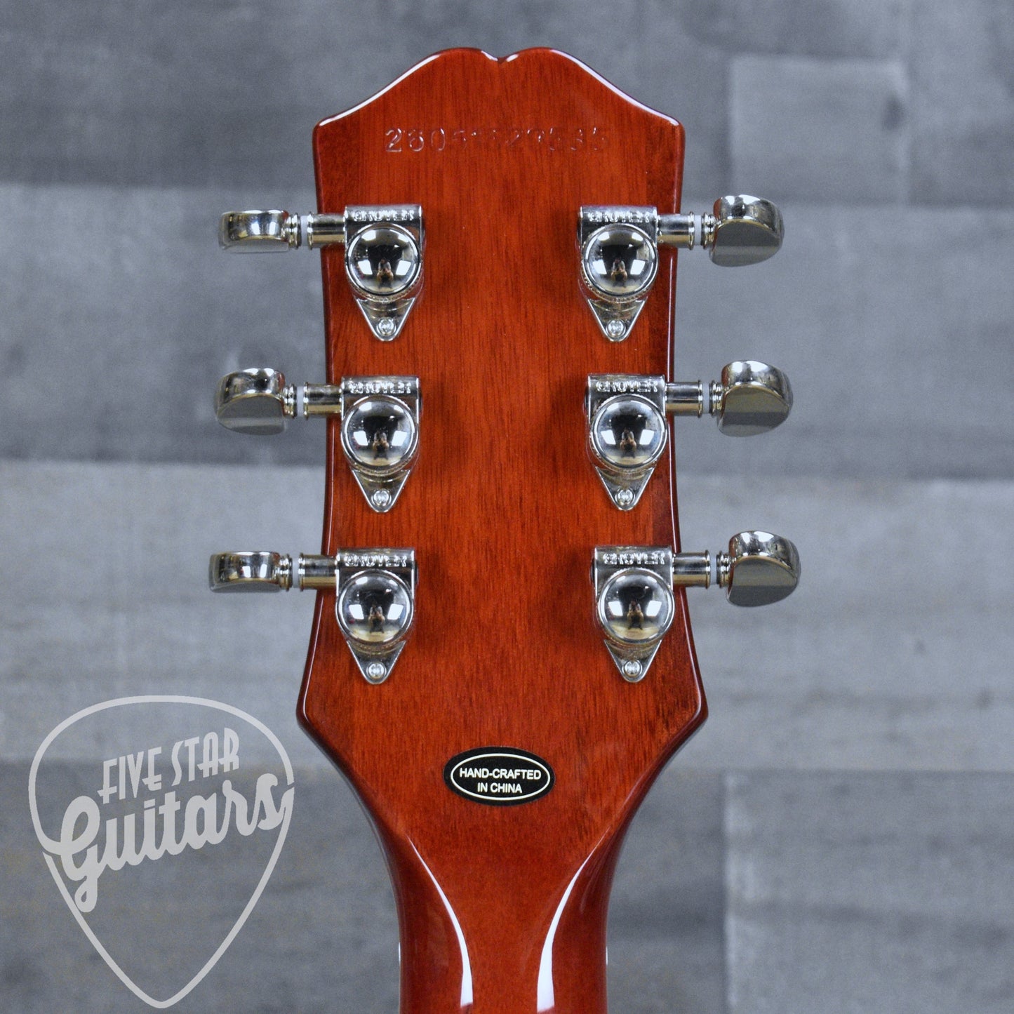 Epiphone Futura Les Paul Custom Figured - Rally Red with Gigbag