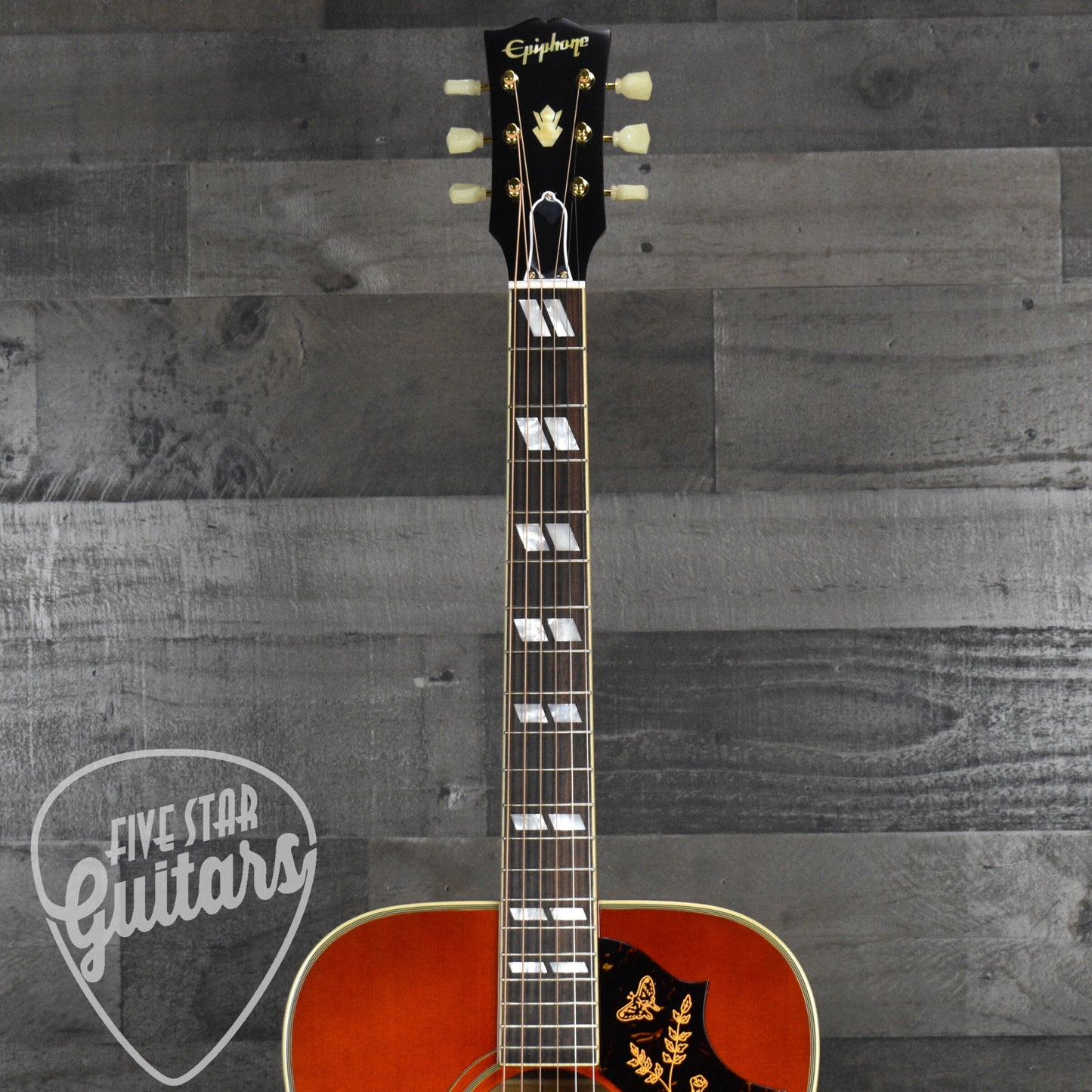 Epiphone 1960 Hummingbird Reissue - Heritage Cherry Sunburst with Hardshell Case