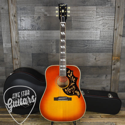 Epiphone 1960 Hummingbird Reissue - Heritage Cherry Sunburst with Hardshell Case