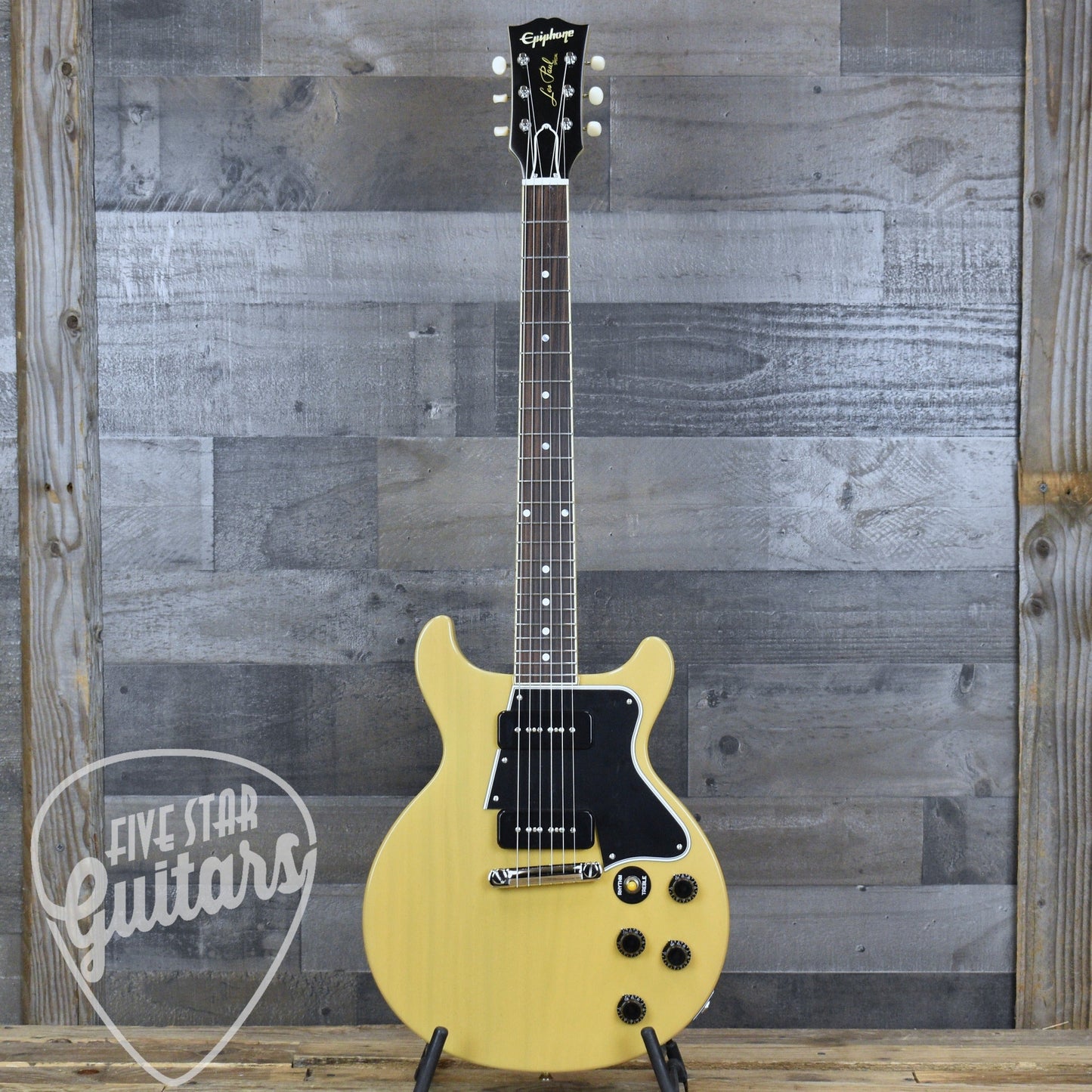 Epiphone 1960 Les Paul Special Double Cut Reissue - TV Yellow with Hardshell Case