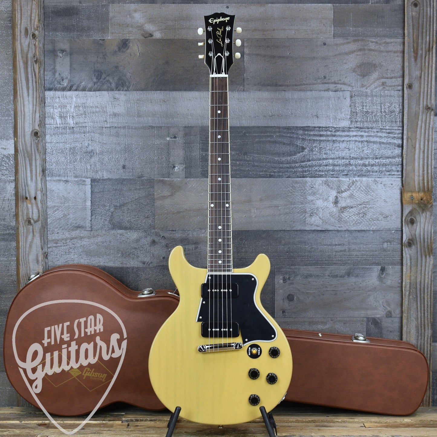 Epiphone 1960 Les Paul Special Double Cut Reissue - TV Yellow with Hardshell Case