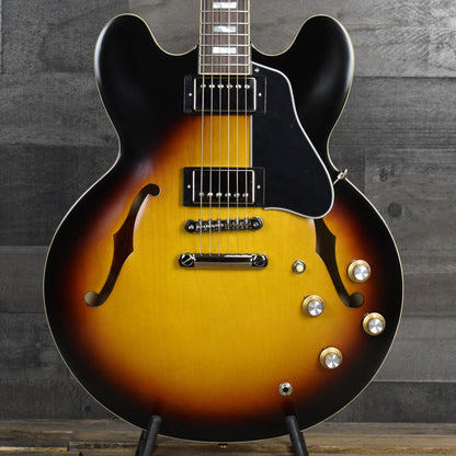 Epiphone 1962 ES-335 Reissue - Vintage Sunburst - With Black Hard Shell Case