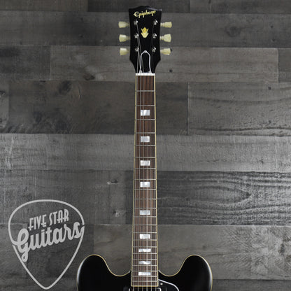 Epiphone 1962 ES-335 Reissue - Vintage Sunburst - With Black Hard Shell Case
