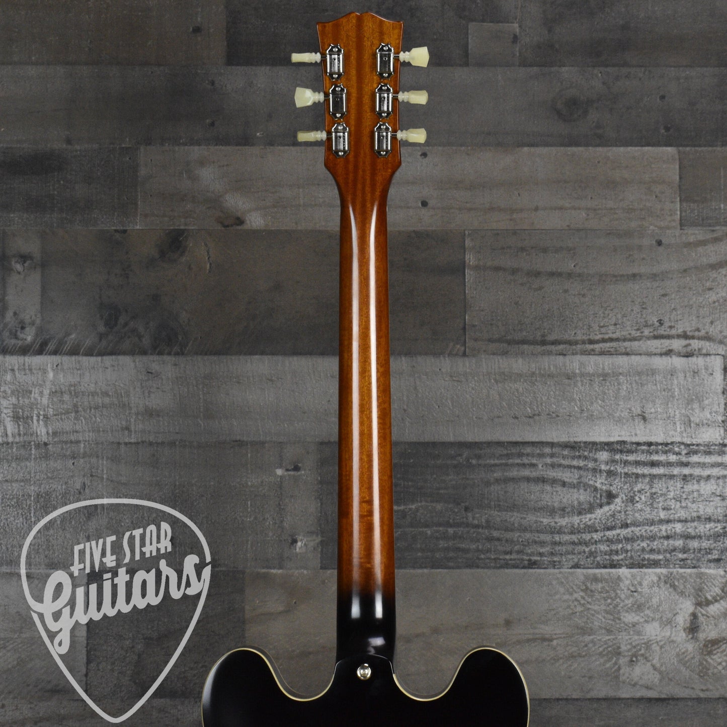 Epiphone 1962 ES-335 Reissue - Vintage Sunburst - With Black Hard Shell Case
