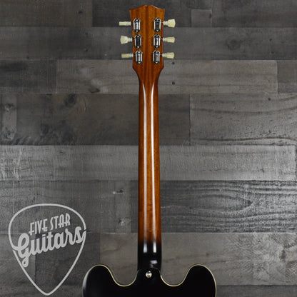 Epiphone 1962 ES-335 Reissue - Vintage Sunburst - With Black Hard Shell Case