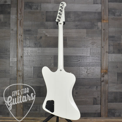 Epiphone 1963 Firebird V Maestro Vibrola Reissue - Polaris White with Hardshell Case