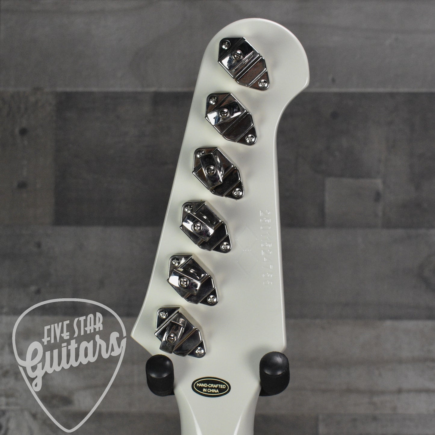 Epiphone 1963 Firebird V Maestro Vibrola Reissue - Polaris White with Hardshell Case