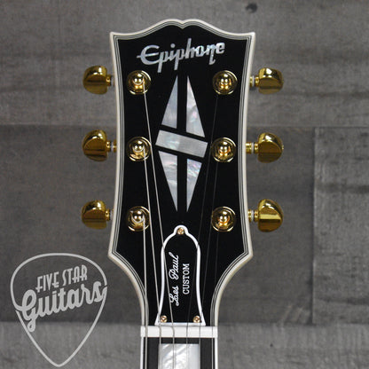 Epiphone '63 Les Paul SG Custom with Maestro Vibrola - Classic White with Hard Shell Case