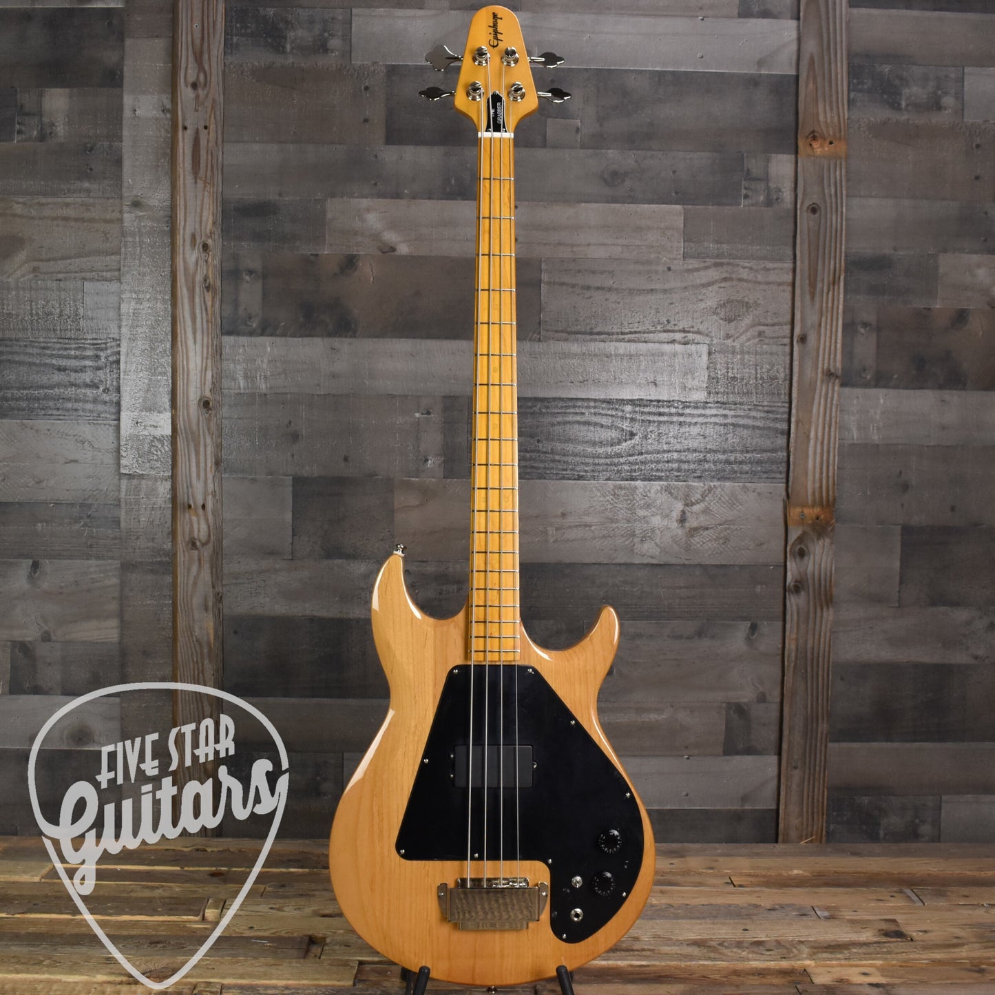 Epiphone Grabber Bass - Natural with Premium Gig Bag