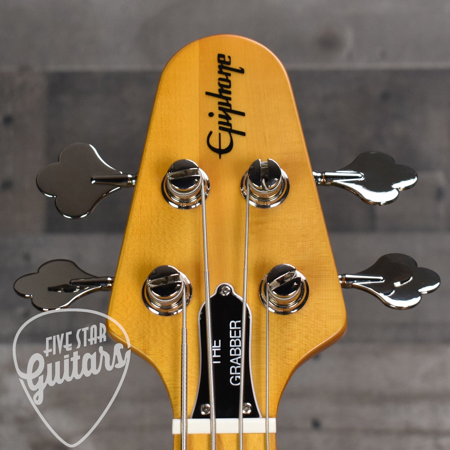 Epiphone Grabber Bass - Natural with Premium Gig Bag