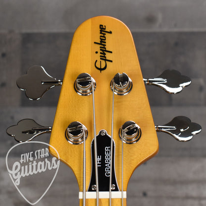 Epiphone Grabber Bass - Natural with Premium Gig Bag