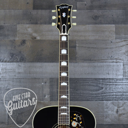 Epiphone Inspired by Gibson Custom 1957 SJ-200 Reissue - Vintage Sunburst with Hardshell Case