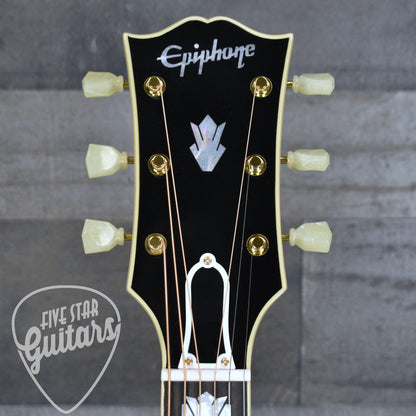 Epiphone Inspired by Gibson Custom 1957 SJ-200 Reissue - Vintage Sunburst with Hardshell Case