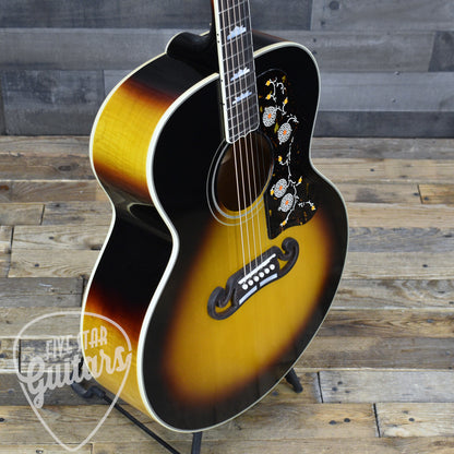 Epiphone Inspired by Gibson Custom 1957 SJ-200 Reissue - Vintage Sunburst with Hardshell Case
