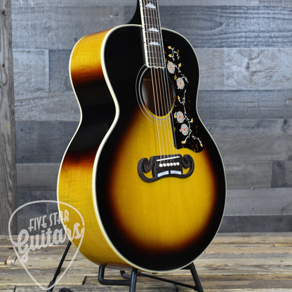 Epiphone Inspired by Gibson Custom 1957 SJ-200 Reissue - Vintage Sunburst with Hardshell Case