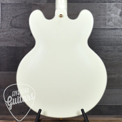 Epiphone Inspired by Gibson Custom 1959 ES-355 - Classic White with Hard Shell Case