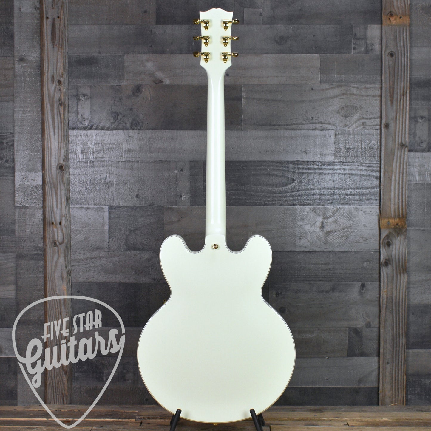Epiphone Inspired by Gibson Custom 1959 ES-355 - Classic White with Hard Shell Case