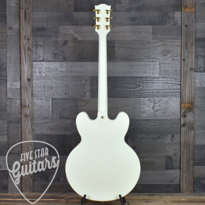 Epiphone Inspired by Gibson Custom 1959 ES-355 - Classic White with Hard Shell Case