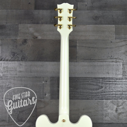 Epiphone Inspired by Gibson Custom 1959 ES-355 - Classic White with Hard Shell Case