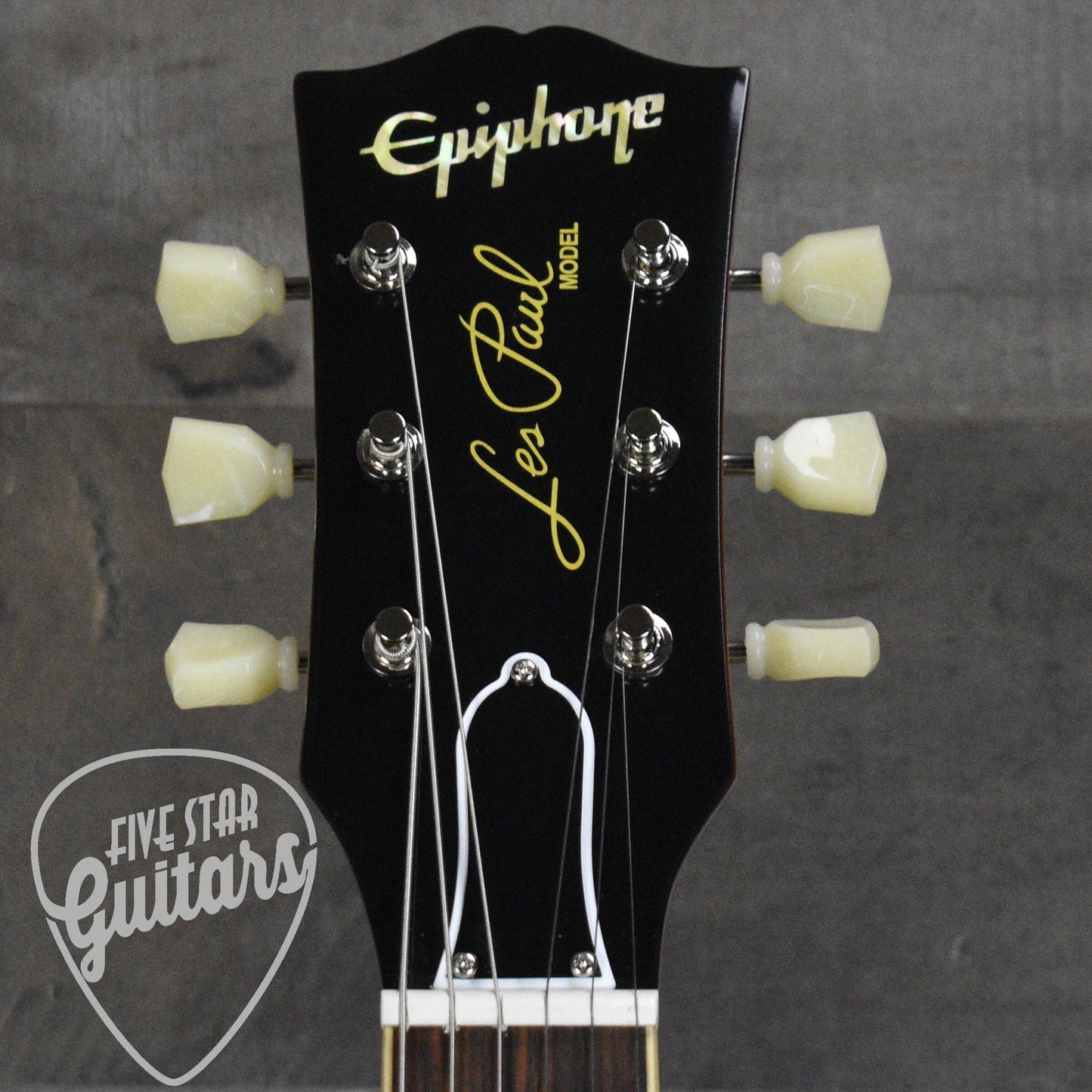 Epiphone Inspired by Gibson Custom 1959 Les Paul Reissue - Washed Bourbon Burst with Hardshell Case