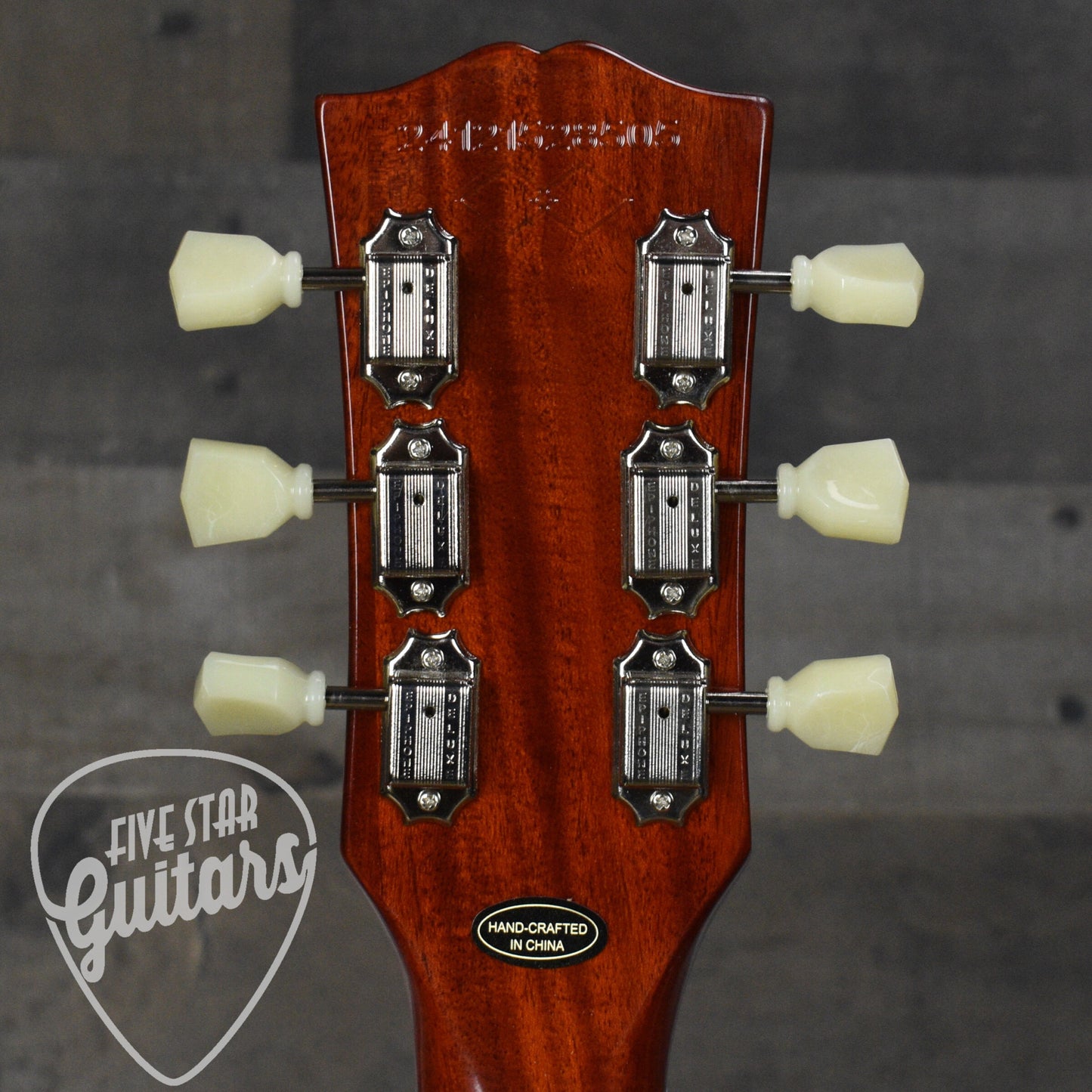 Epiphone Inspired by Gibson Custom 1959 Les Paul Reissue - Washed Bourbon Burst with Hardshell Case