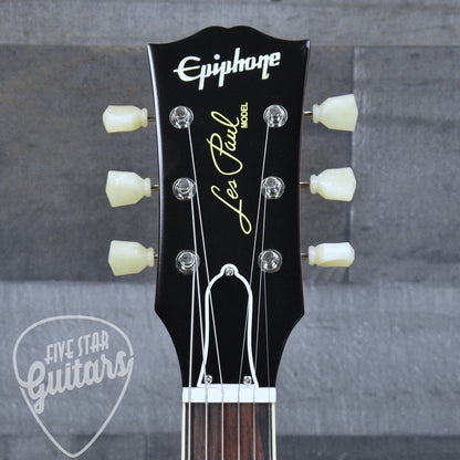 Epiphone Inspired by Gibson Custom 1959 Les Paul Standard Reissue - Golden Poppy Burst with Hardshell Case