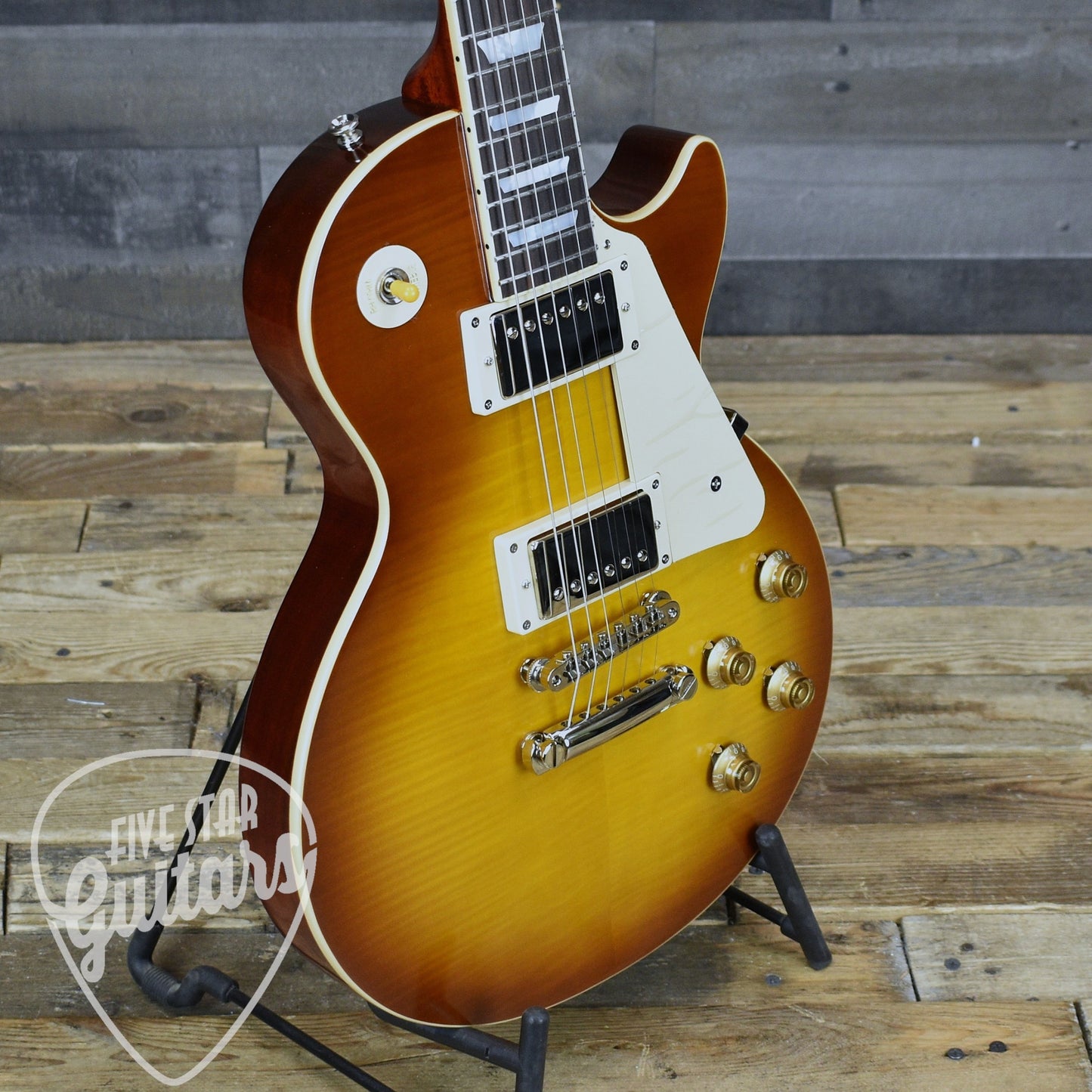 Epiphone Inspired by Gibson Custom 1959 Les Paul Standard Reissue - Golden Poppy Burst with Hardshell Case