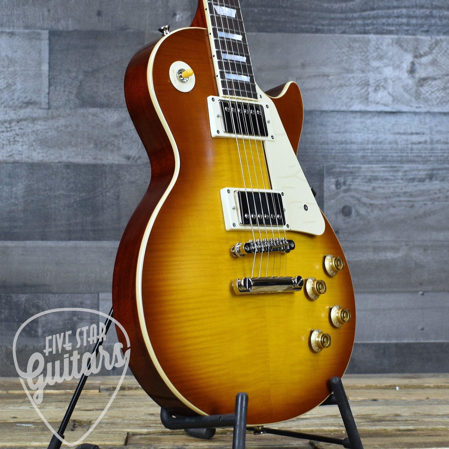Epiphone Inspired by Gibson Custom 1959 Les Paul Standard Reissue - Golden Poppy Burst with Hardshell Case