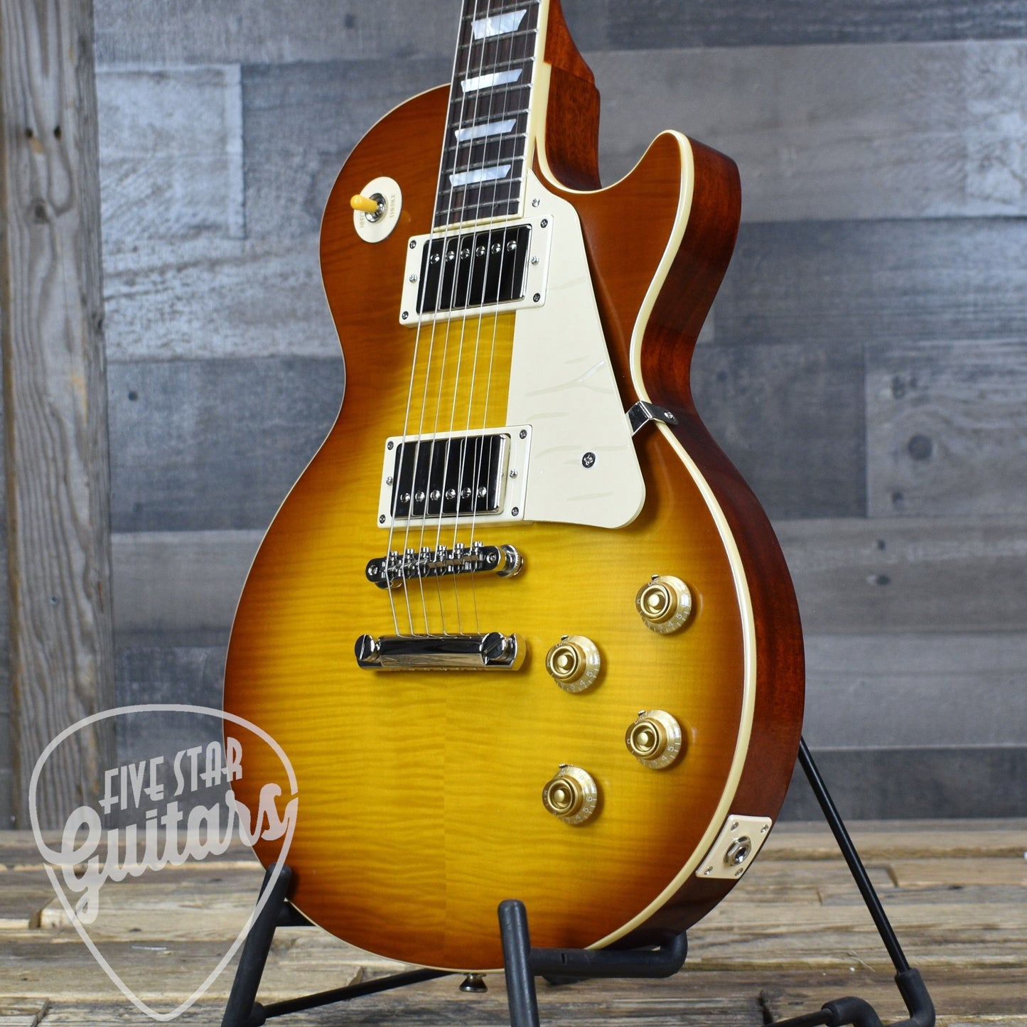 Epiphone Inspired by Gibson Custom 1959 Les Paul Standard Reissue - Golden Poppy Burst with Hardshell Case