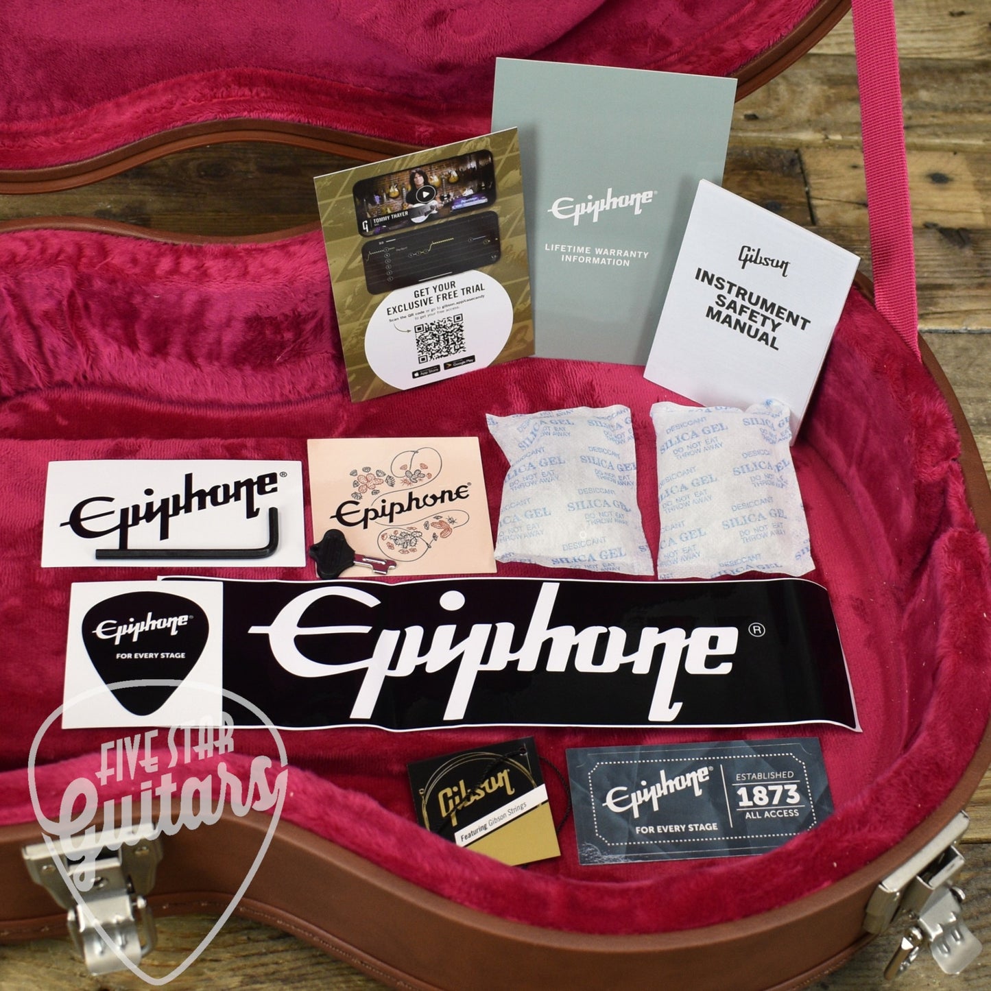 Epiphone Inspired by Gibson Custom 1959 Les Paul Standard Reissue - Golden Poppy Burst with Hardshell Case