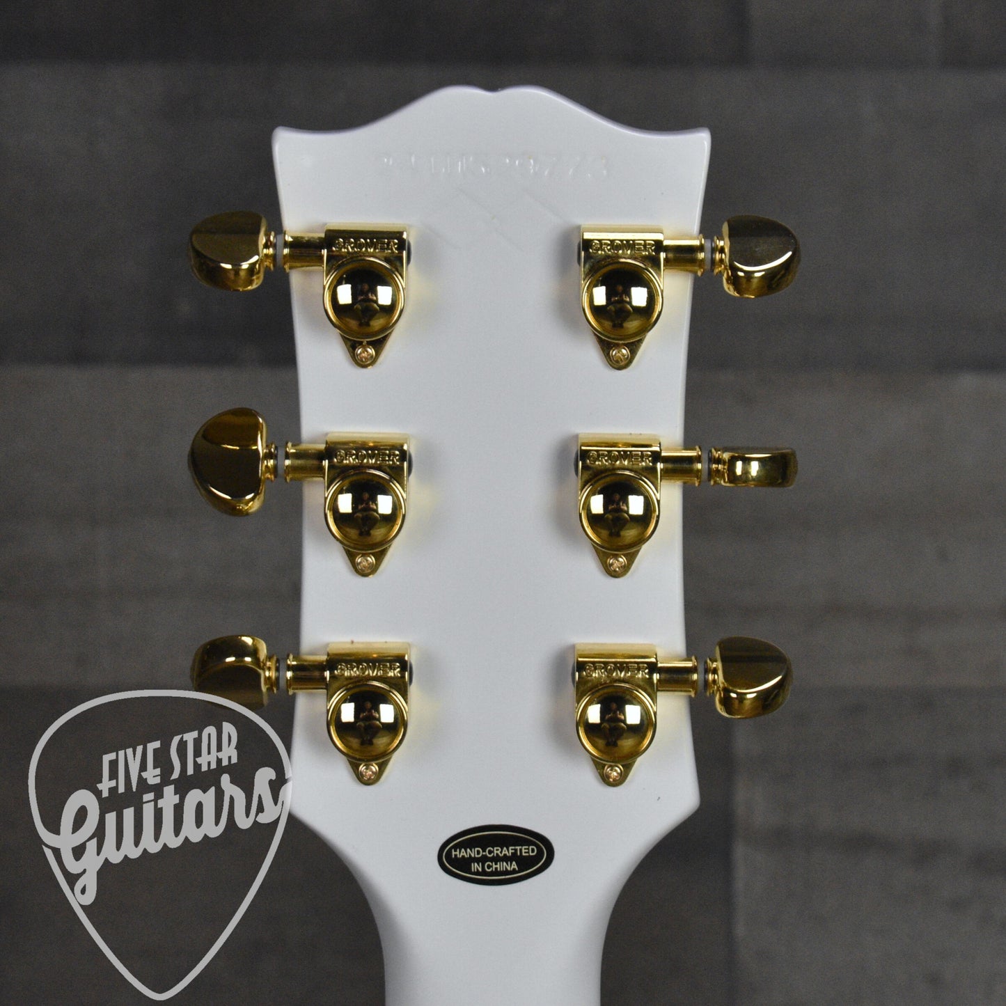 Epiphone Inspired by Gibson Custom Les Paul Custom - Alpine White with Hard Shell Case