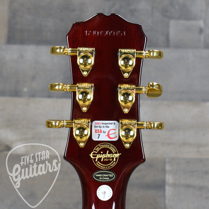 Epiphone Les Paul Custom Pro - Wine Red