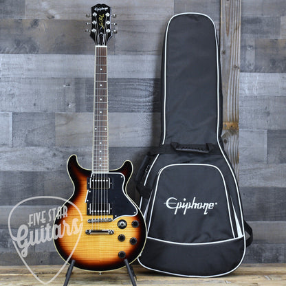 Epiphone Les Paul Special Double Cut Figured - Bourbon Burst with Gigbag