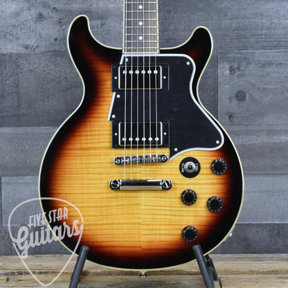 Epiphone Les Paul Special Double Cut Figured - Bourbon Burst with Gigbag