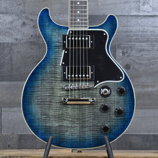 Epiphone Les Paul Special Double Cut Figured - Ocean Water with Gigbag