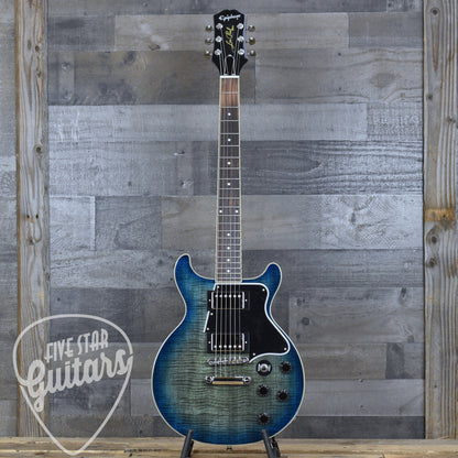 Epiphone Les Paul Special Double Cut Figured - Ocean Water with Gigbag