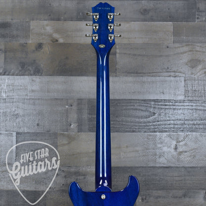 Epiphone Les Paul Special Double Cut Figured - Ocean Water with Gigbag