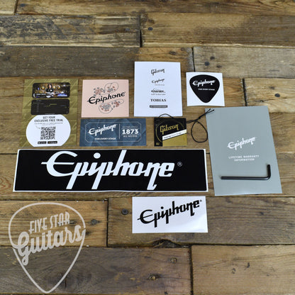 Epiphone Les Paul Special Double Cut Figured - Ocean Water with Gigbag