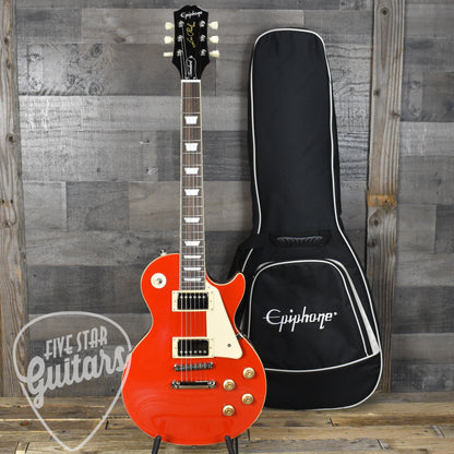 Epiphone Les Paul Standard 50s Inspired by Gibson Collection - Cardinal Red with Premium Gig Bag