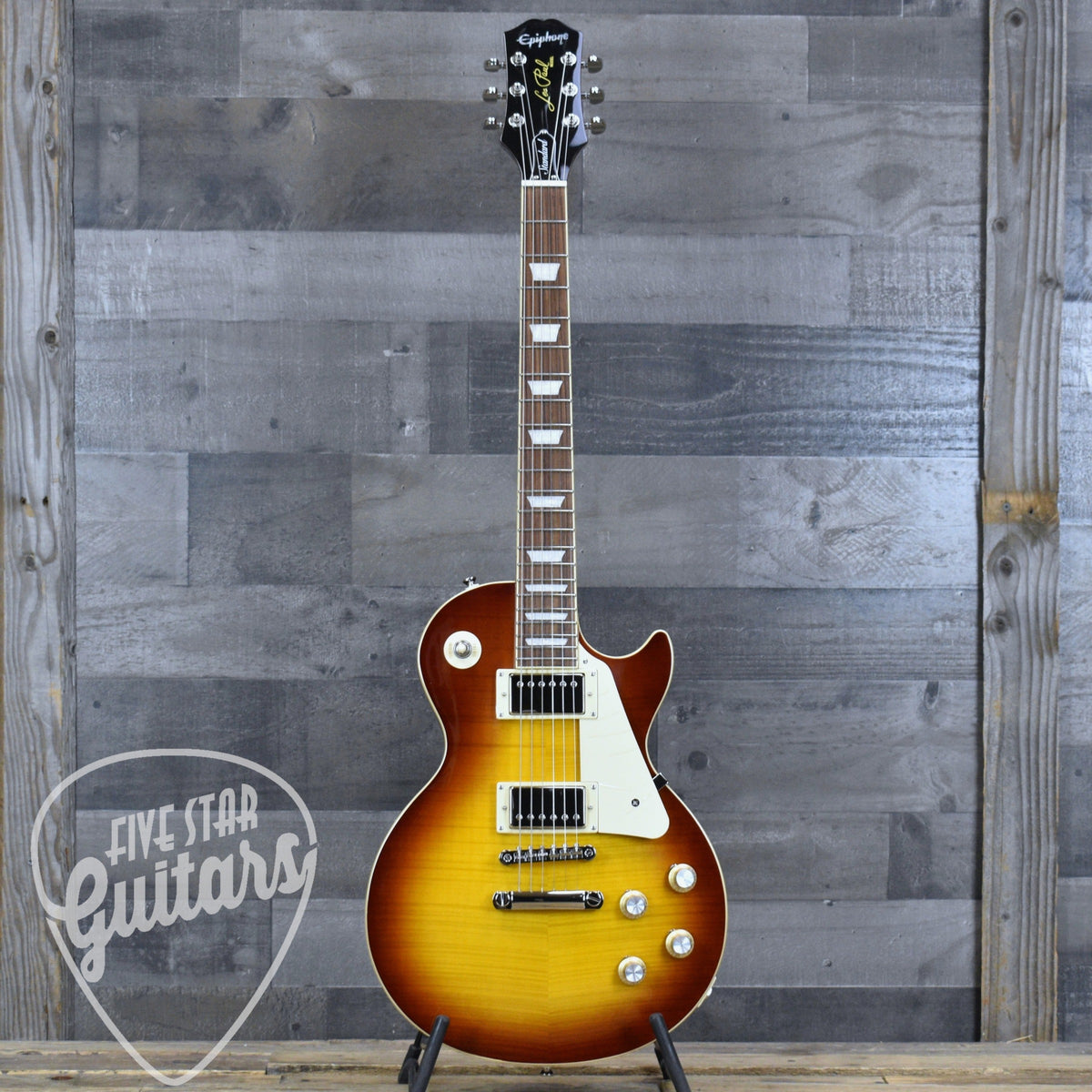 Epiphone Les Paul Standard 60s Figured - Iced Tea Burst with Gigbag