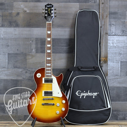 Epiphone Les Paul Standard 60s Figured - Iced Tea Burst with Gigbag