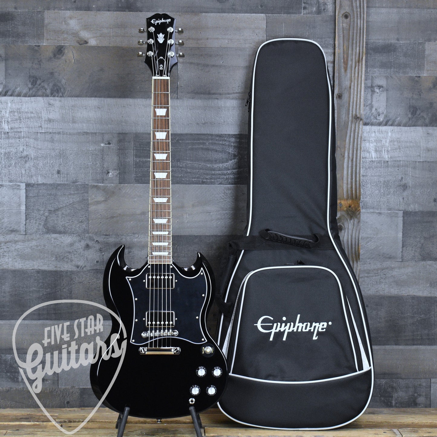 Epiphone SG Standard - Ebony with Gigbag
