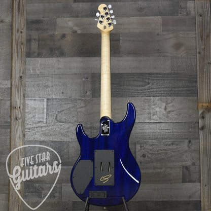 Ernie Ball Music Man Ball Family Reserve Luke 4 HSS FLoyd Rose Limited - Green Tide with Mono Case