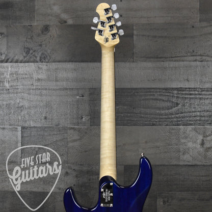 Ernie Ball Music Man Ball Family Reserve Luke 4 HSS FLoyd Rose Limited - Green Tide with Mono Case