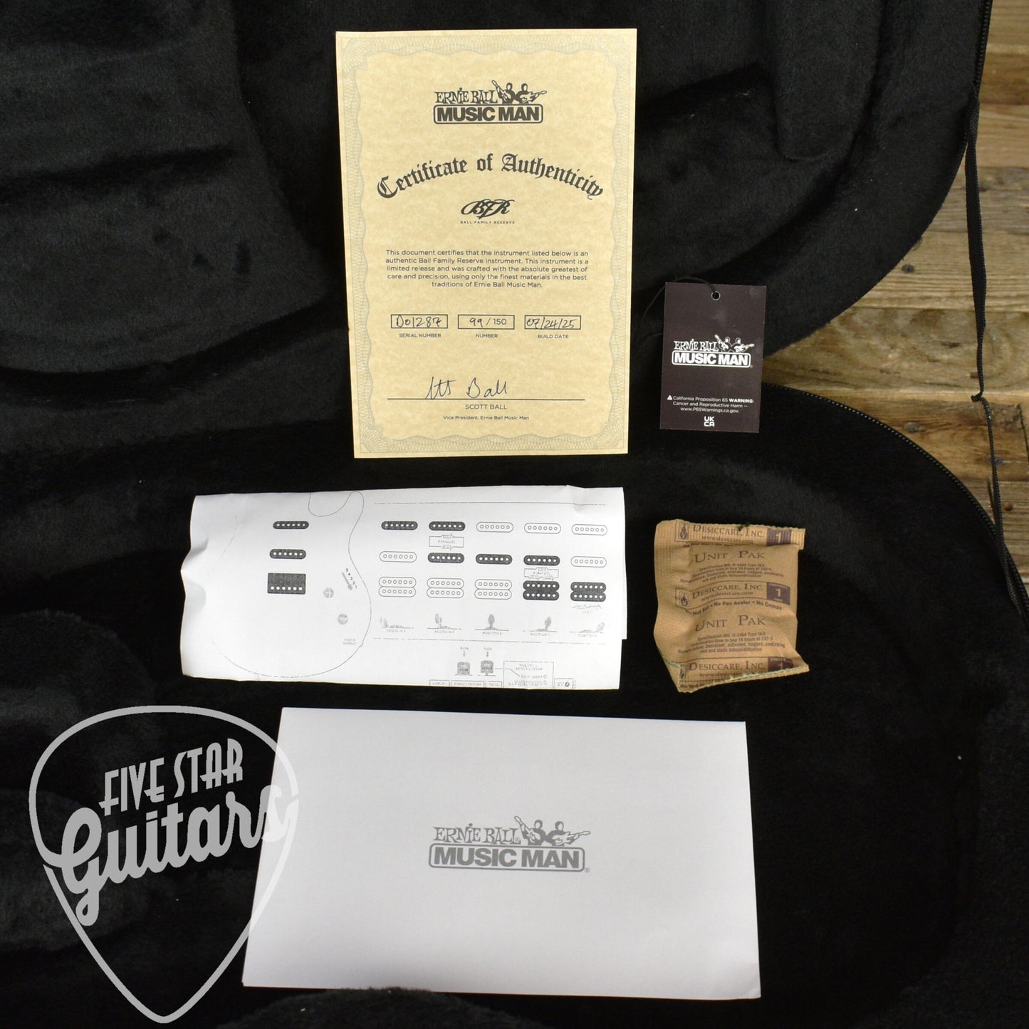 Ernie Ball Music Man Ball Family Reserve Luke 4 HSS FLoyd Rose Limited - Green Tide with Mono Case